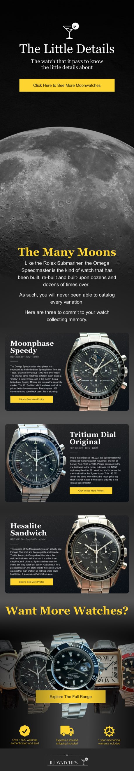 RJ Watches — 3 Omegas
